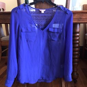 Semi sheer dress shirt